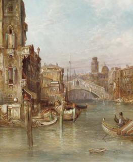 Alfred Pollentine - The Rialto, Venice