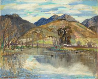 Alfred R. Mitchell - Lakeside 13 x 16 in. unframed