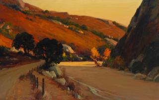 Alfred R. Mitchell - Road Along a Riverbed
