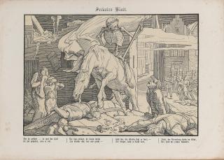 Alfred Rethel - Auch ein Todtentanz 6 unframed