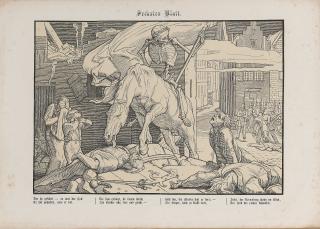 Alfred Rethel - Auch ein Todtentanz 6 unframed