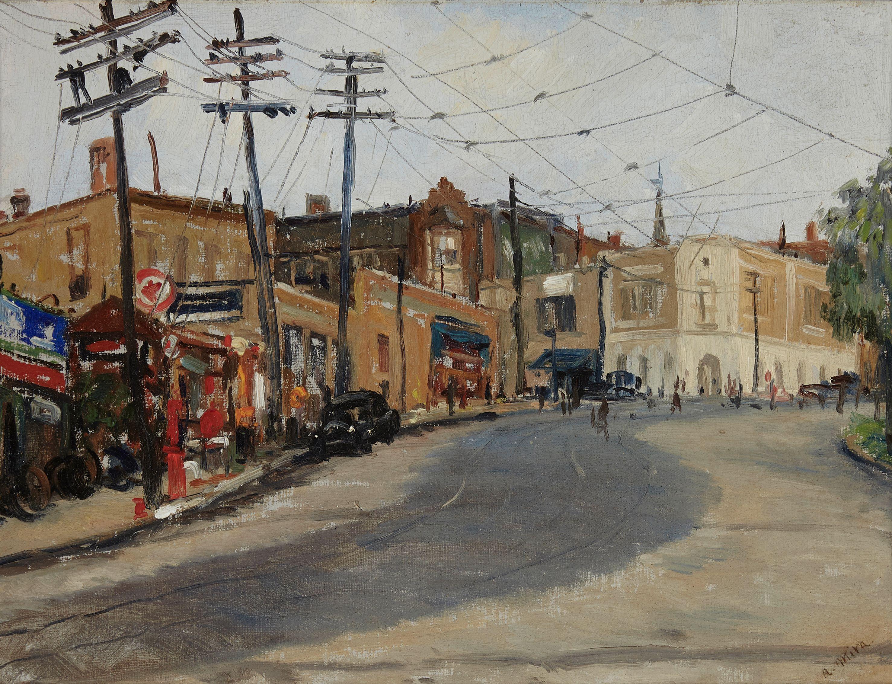 Alfred S. Mira - Street scene