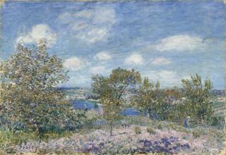Alfred Sisley - Après-midi de mai à By, près de Moret-sur-Loing
