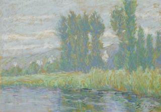 Alfred Sisley - Bords De La Seine À La Roche-Guyon