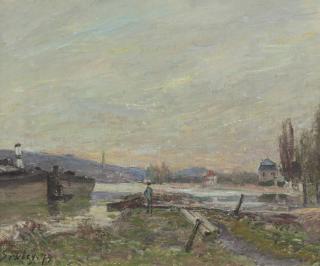 Alfred Sisley - Bords de Seine