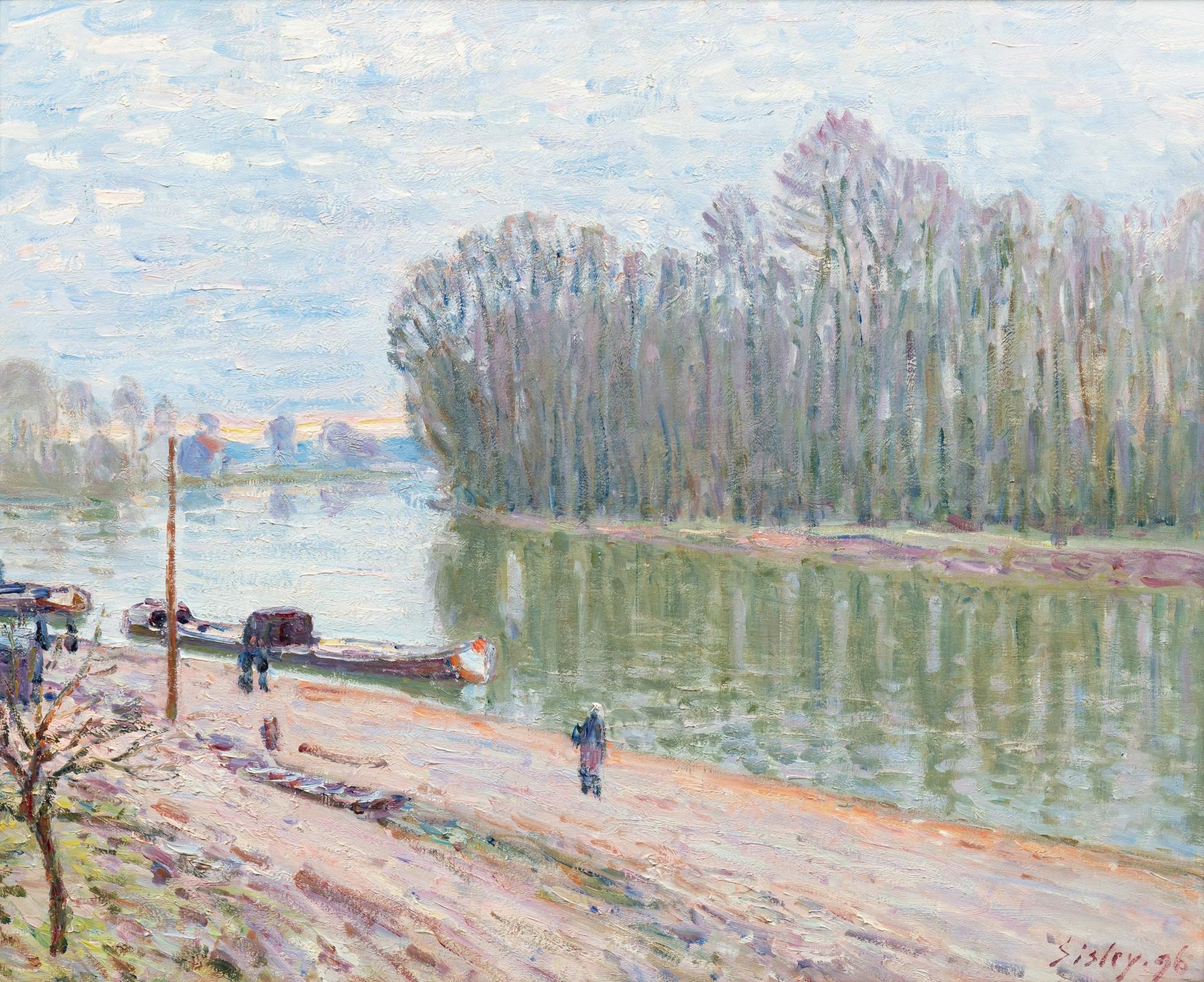 Alfred Sisley - Bords du Loing, effet du matin
