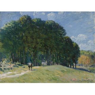 Alfred Sisley - Cavalier En Lisière De Forêt
