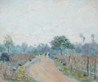 Alfred Sisley - Chemin de Prunay à Louveciennes