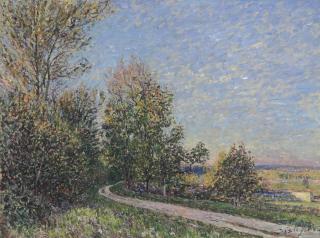 Alfred Sisley - Chemin Des Fontaines À Veneux-Nadon