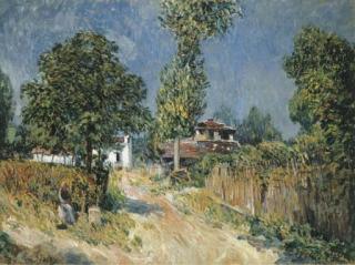 Alfred Sisley - Chemin montant au Mont Valérien