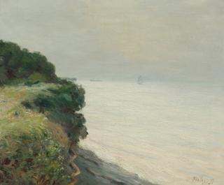 Alfred Sisley - La falaise de Penarth