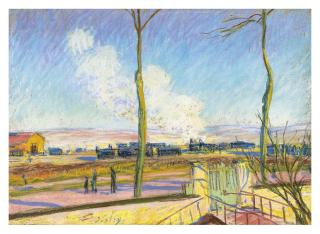 Alfred Sisley - La Gare De Marchandises