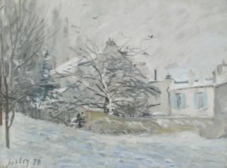 Alfred Sisley - La Maison Sous La Neige