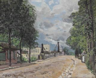 Alfred Sisley - La Route De Gennevilliers