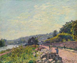 Alfred Sisley - La Seine Au Bas-Meudon