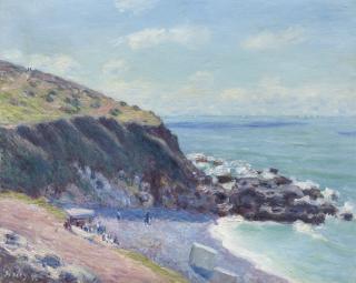 Alfred Sisley - Lady\'S Cove, Langland Bay, Le Matin