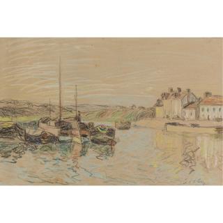 Alfred Sisley - Le Canal Du Loing À Saint Mammès