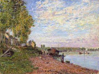 Alfred Sisley - Le Loing à Saint-Mammès