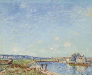 Alfred Sisley - Le Loing À Saint-Mammès