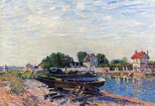 Alfred Sisley - Le Loing à Saint-Mammès