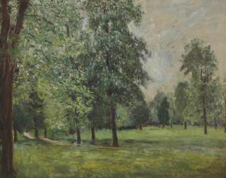 Alfred Sisley - Le parc à Sèvres