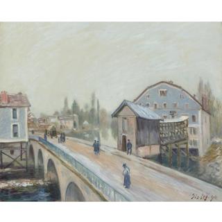 Alfred Sisley - Le Pont De Moret