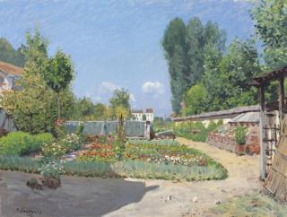 Alfred Sisley - Le potager
