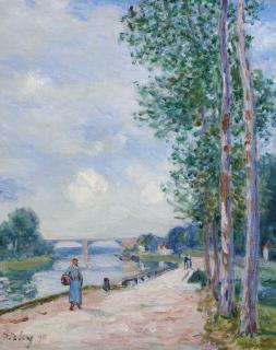 Alfred Sisley - Les bords du Loing près de Moret