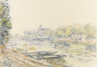 Alfred Sisley - Les Bords Du Loing