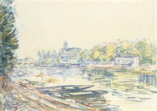 Alfred Sisley - Les bords du Loing