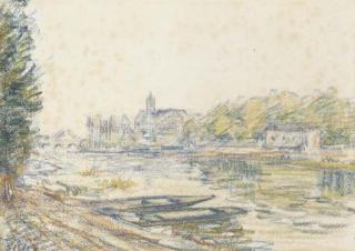 Alfred Sisley - Les bords du Loing