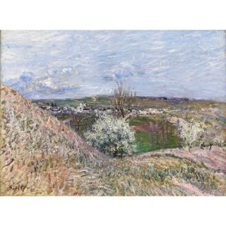 Alfred Sisley - Les Hauteurs De Saint-Mammès Au Printemps