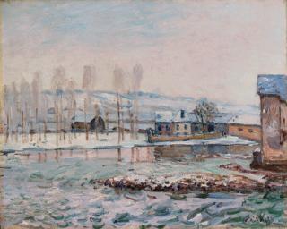 Alfred Sisley - Les moulins de Moret