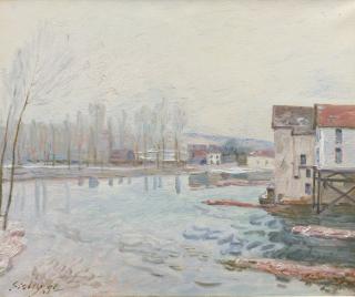 Alfred Sisley - L\'Hiver À Moret