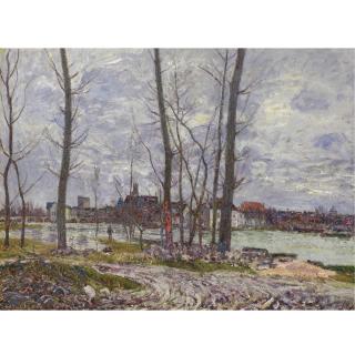 Alfred Sisley - L\'Inondation À Moret-Sur-Loing