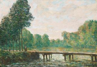 Alfred Sisley - Petit Pont Sur L\'Orvanne