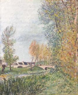 Alfred Sisley - Pont de L\'Orvanne