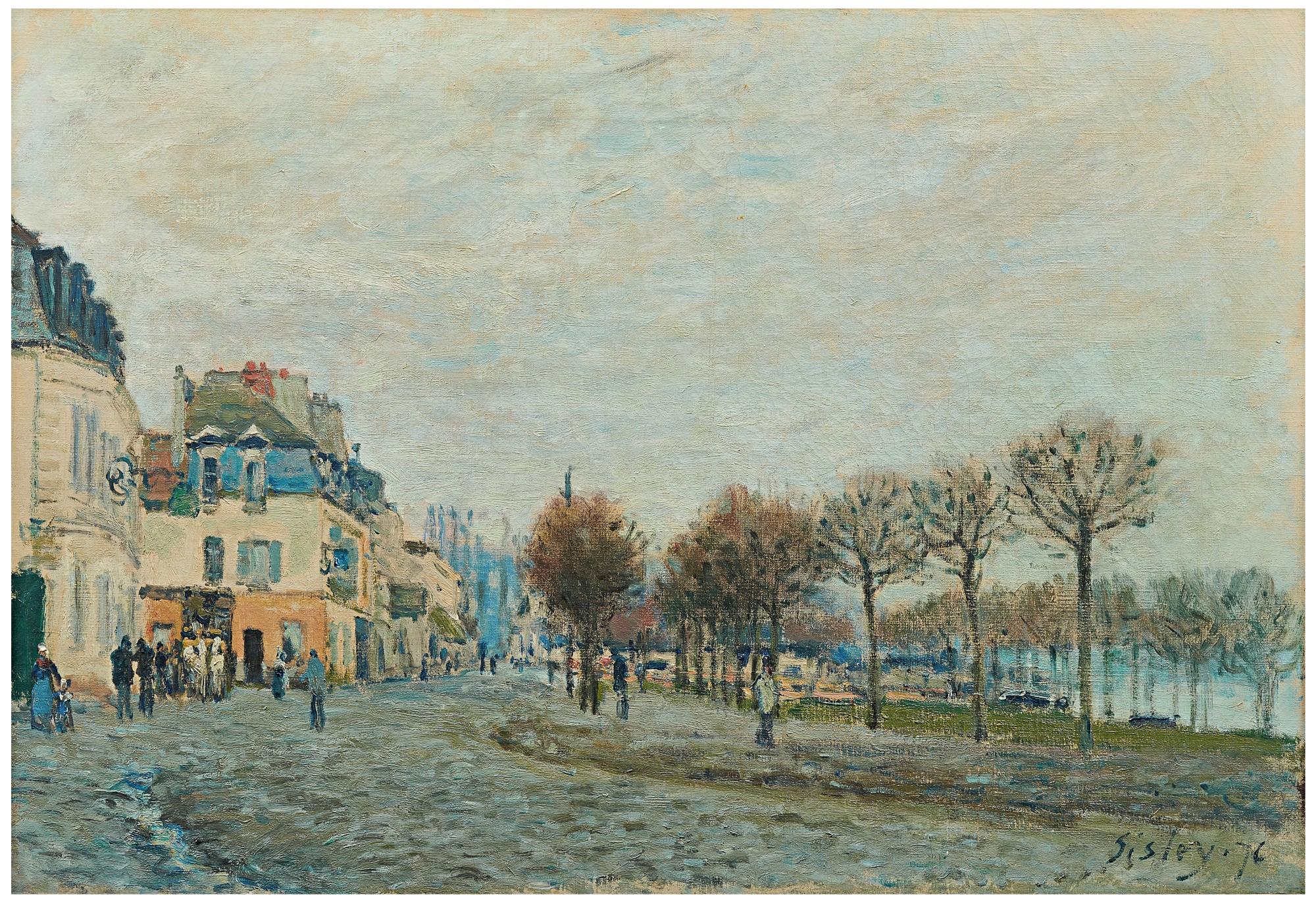 Alfred Sisley - Port-Marly Avant L’Inondation