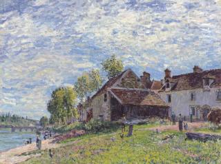 Alfred Sisley - Saint Mammès, avant l\'été