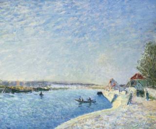 Alfred Sisley - Saint-Mammès Et Les Bords Du Loing