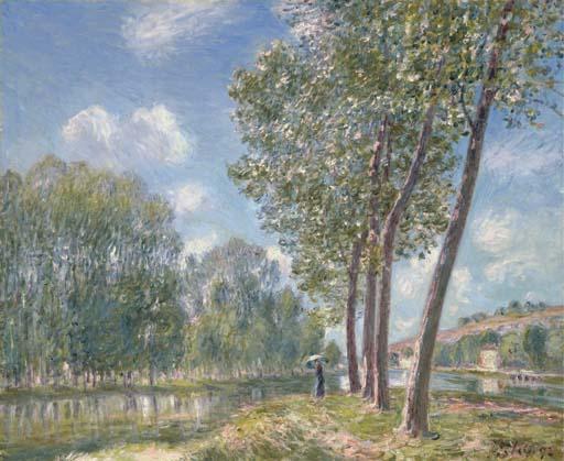 Alfred Sisley - Soleil De Printemps - Le Loing