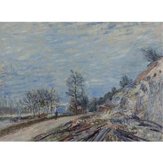 Alfred Sisley - Sur La Route De Moret