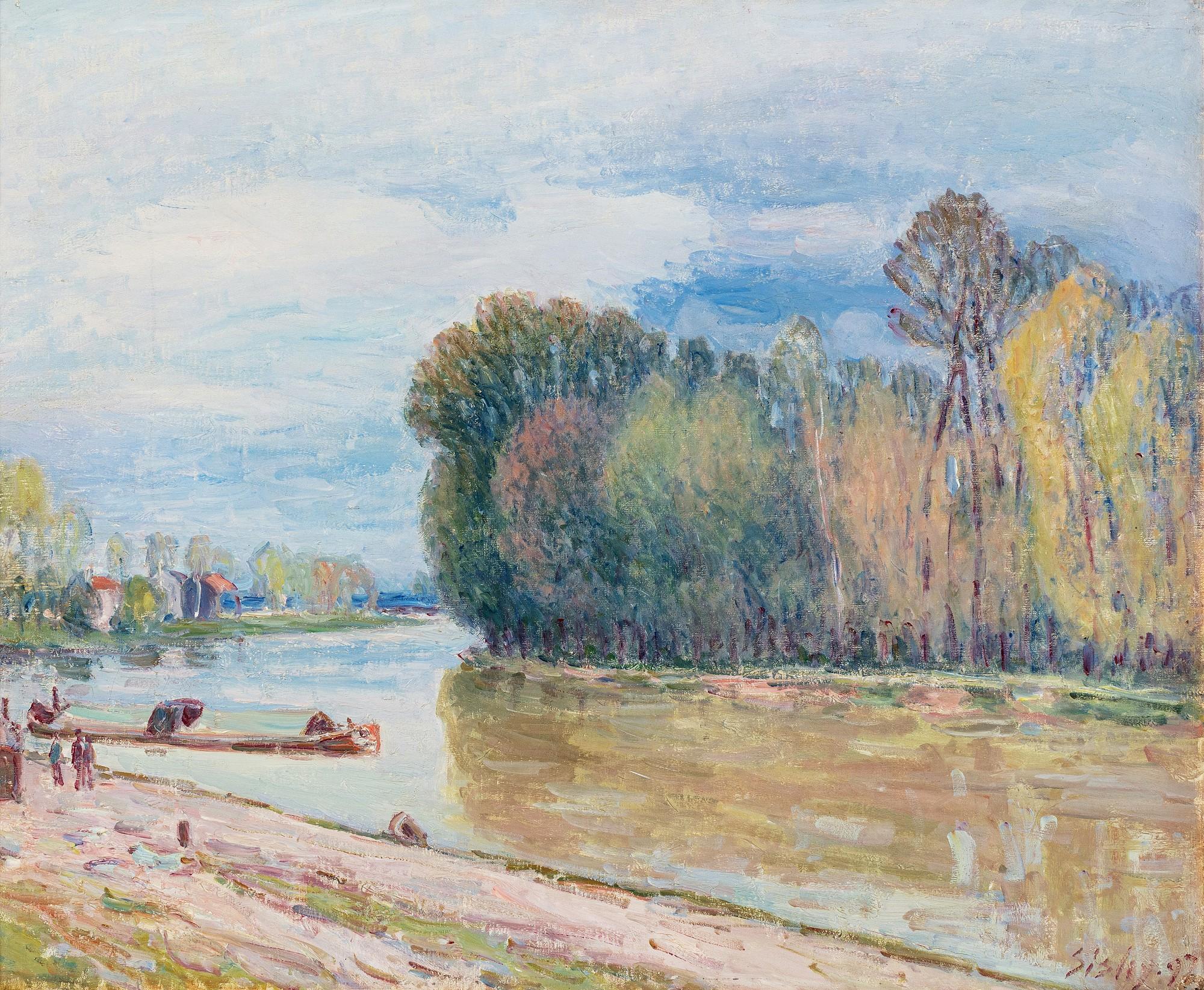 Alfred Sisley - Tournant du Loing