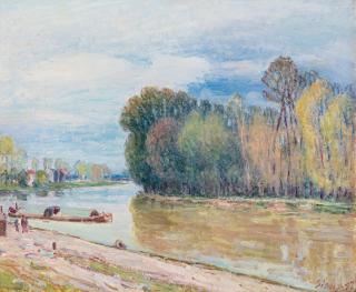 Alfred Sisley - Tournant du Loing