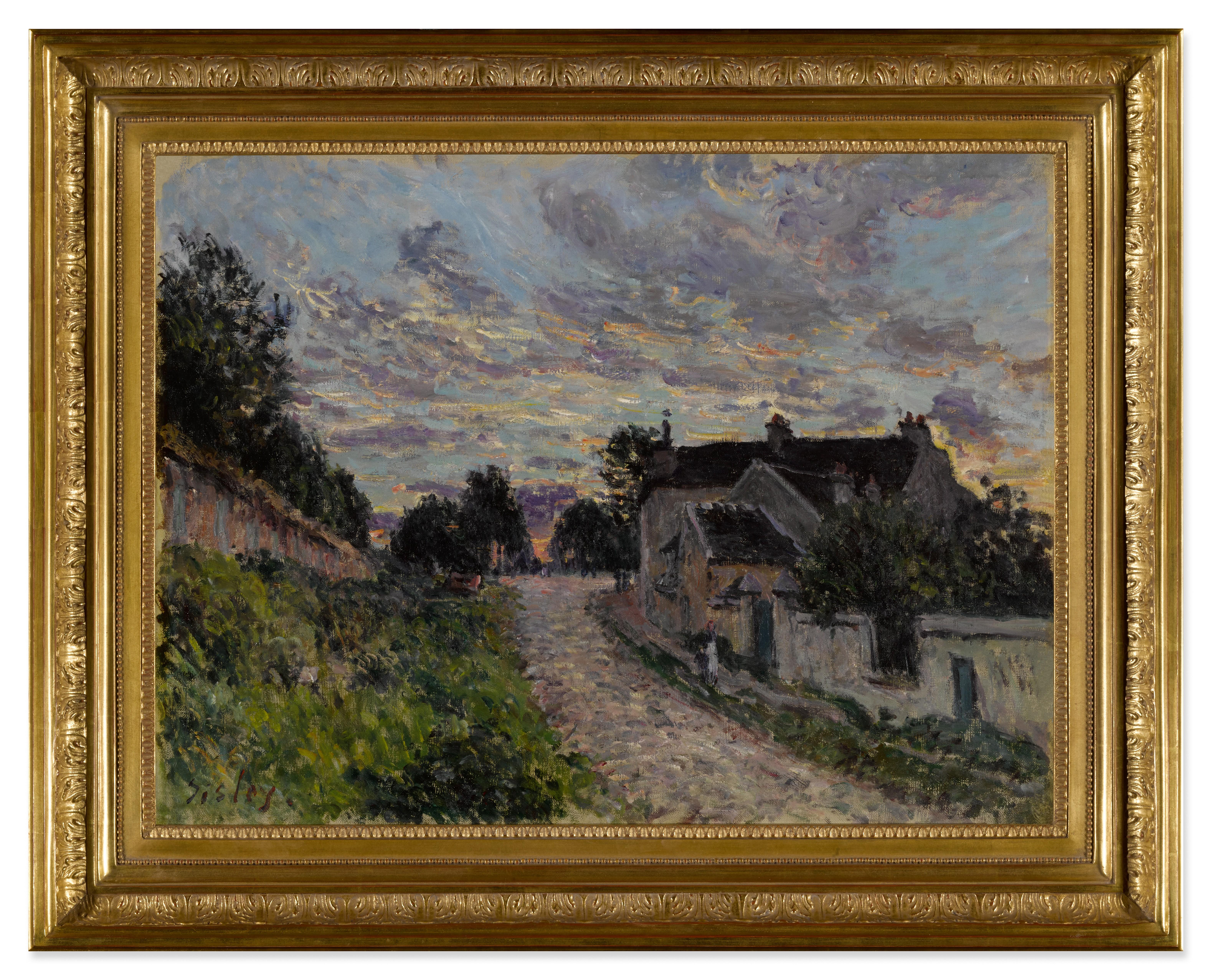 Alfred Sisley - Un Chemin à Louveciennes