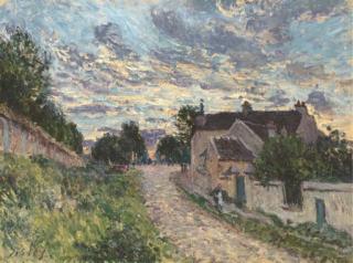 Alfred Sisley - Un chemin à Louveciennes
