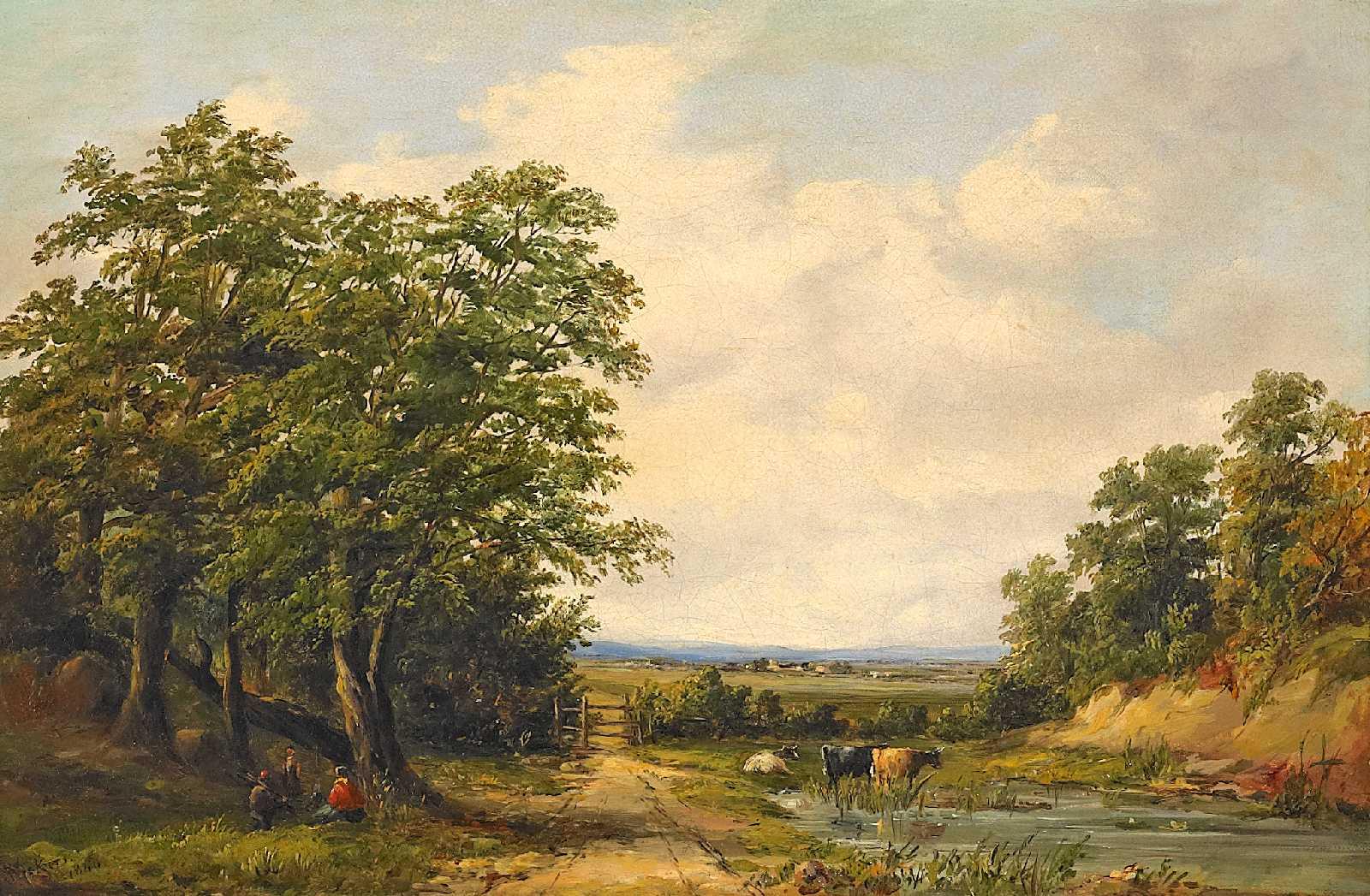 Alfred Sr. Vickers - Englische Weidelandschaft