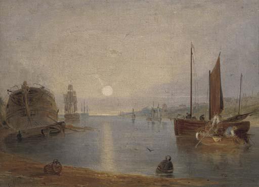 Alfred Stannard - On the Yare at sunset