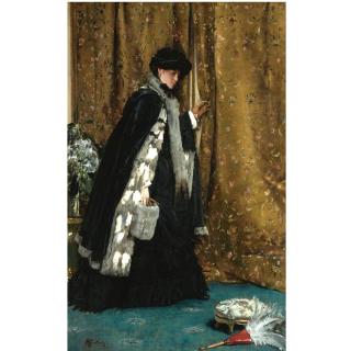 Alfred Stevens - Belgian La Visite Matinale