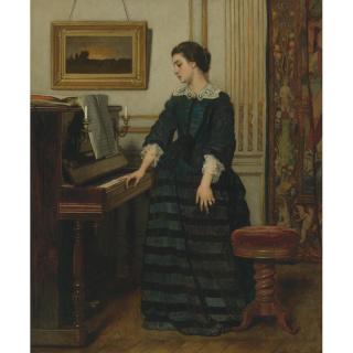 Alfred Stevens - Belgian L\'Absence